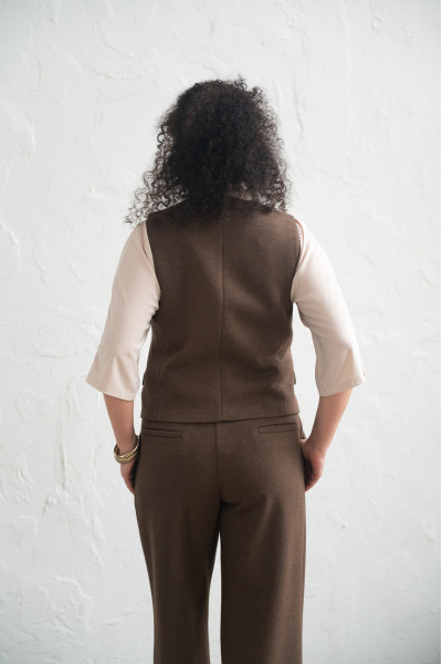 Жилет Евелін D5101 капучино