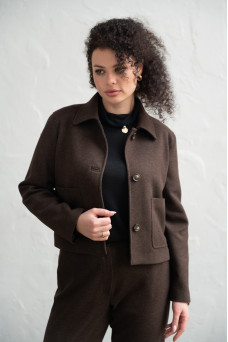 Жакет D4102 Селін шоколад