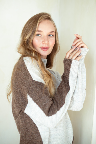 Джемпер N2102-24 карамель