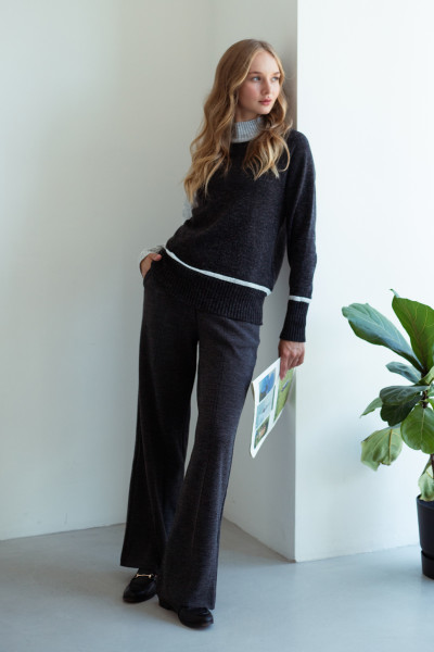 Джемпер N2101-24 антрацит