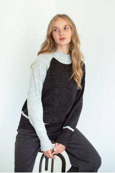 Джемпер N2101-24 антрацит