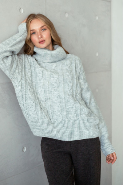 Джемпер N2104-24 срібло