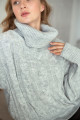 Джемпер N2104-24 срібло