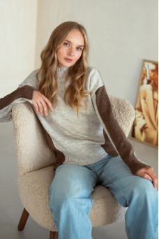 Джемпер N2102-24 карамель