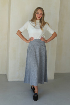 Спідниця N2301-24 срібло
