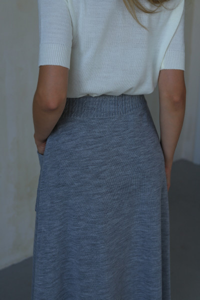 Спідниця N2301-24 срібло