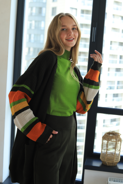 Кардиган N2700-24 хакі