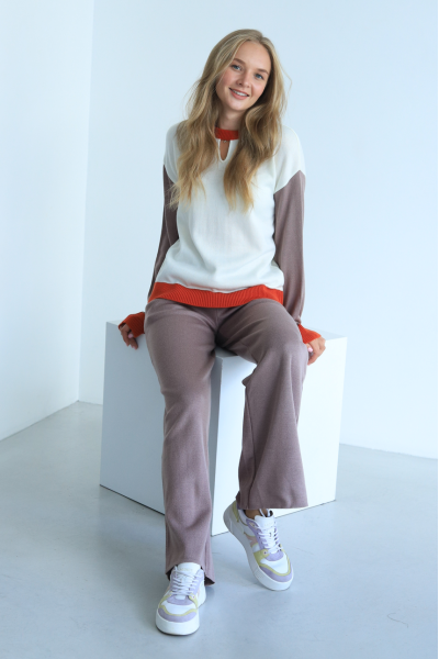 Джемпер N2103-24 мокко