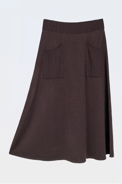 Спідниця N2301-24 шоколад