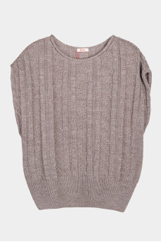 Жилет N2500-24 молочний шоколад