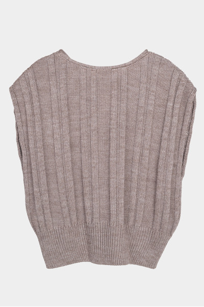 Жилет N2500-24 молочний шоколад