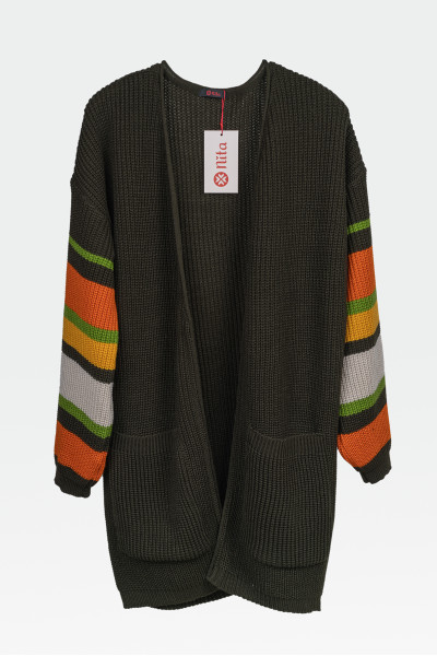 Кардиган N2700-24 хакі