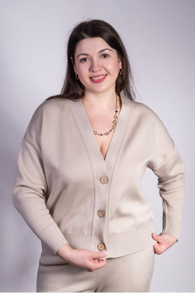 Кардиган NITA N2003-24 перлина