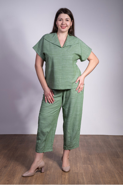 Блуза N1110-24 олива