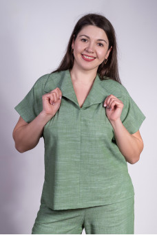Блуза N1110-24 олива