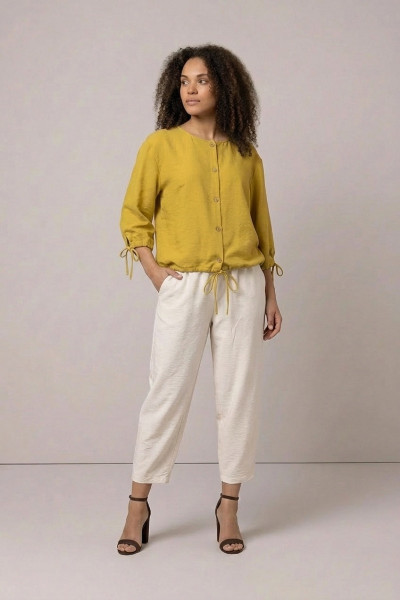 Блуза N1006-26 гірчиця