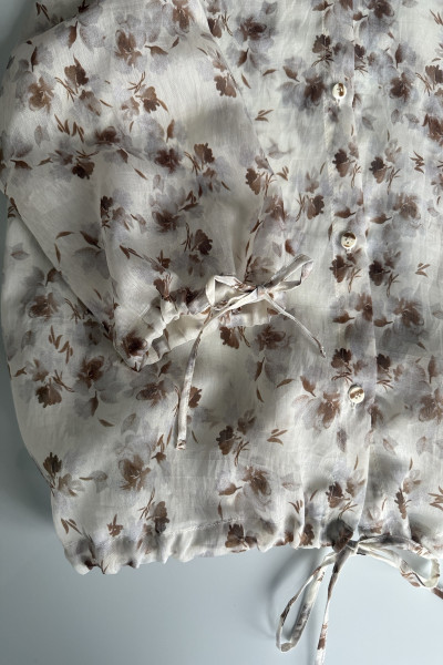 Блуза N1007-26 квіткове лате