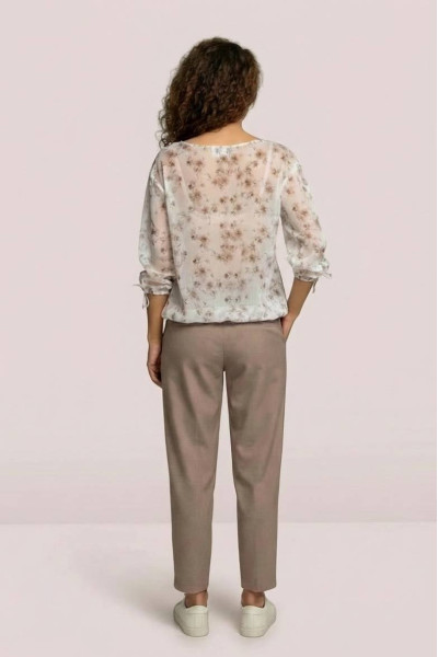 Блуза N1007-26 квіткове лате