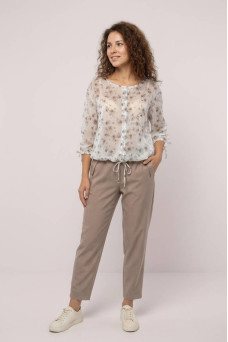 Блуза N1007-26 квіткове лате