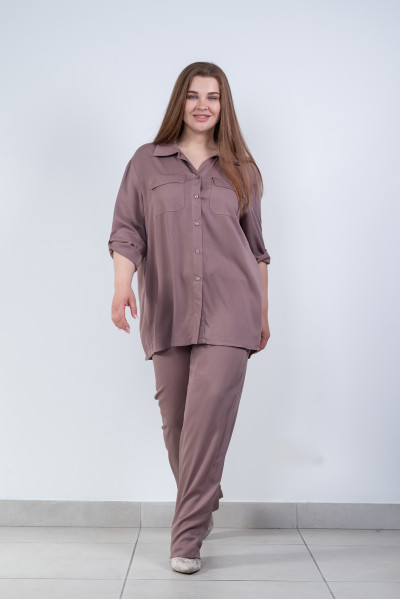 Сорочка N1002/2-25 мокко