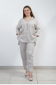 Сорочка N1004/1-25 попіл