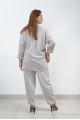 Сорочка N1004/1-25 попіл