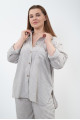 Сорочка N1004/1-25 попіл