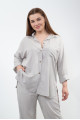 Сорочка N1004/1-25 попіл