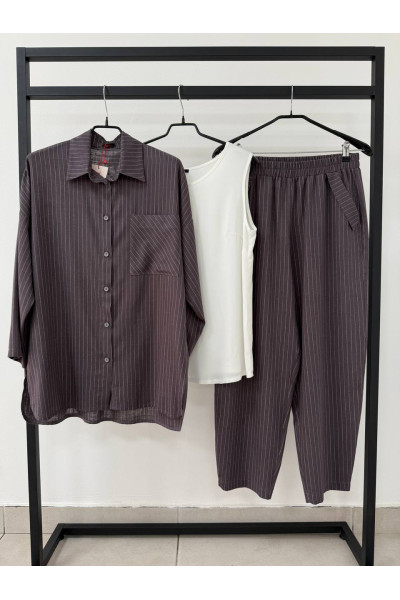 Сорочка N1004/1-25  графіт