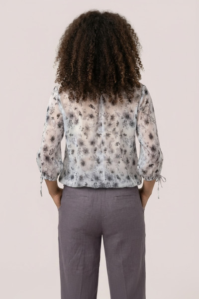 Блуза N1007-26 попелястий цвіт 