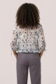 Блуза N1007-26 попелястий цвіт 