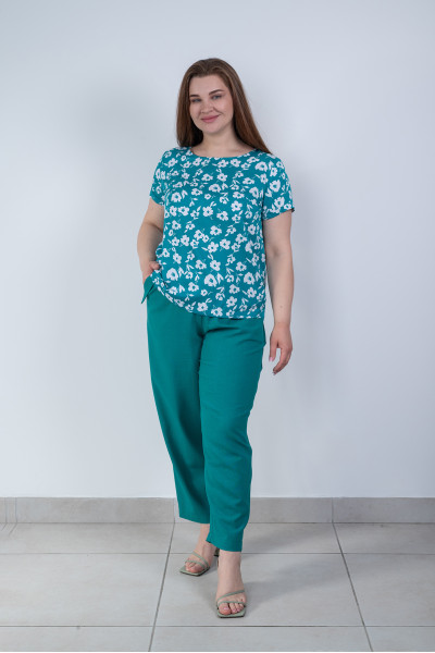 Штани N1412-25 смарагд