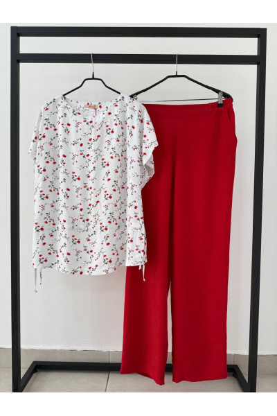 Штани N1412-25 вишневий