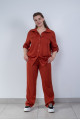 Штани N1410/1-25 теракот штапель 