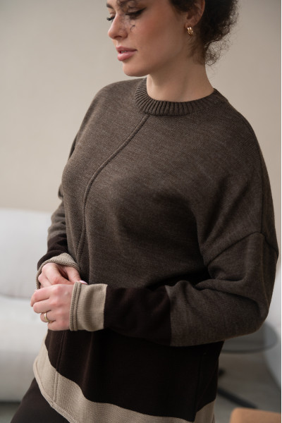 Джемпер N2118-25 капучино