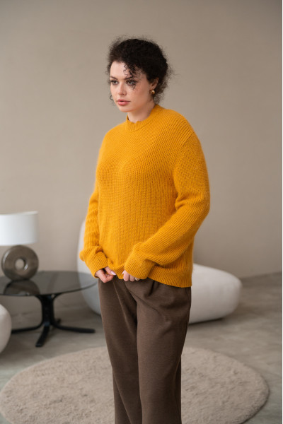 Джемпер N2119-25 гірчиця