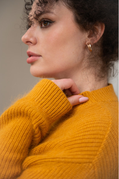 Джемпер N2119-25 гірчиця