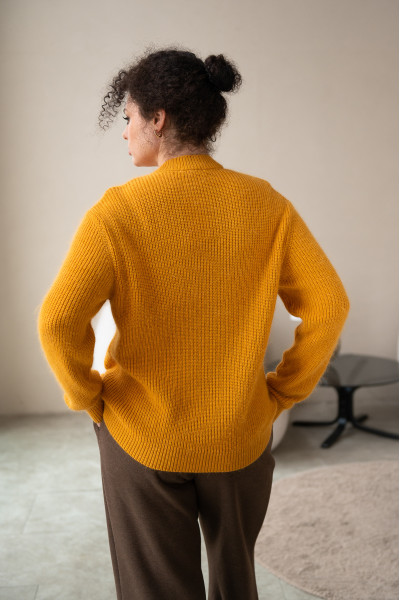 Джемпер N2119-25 гірчиця