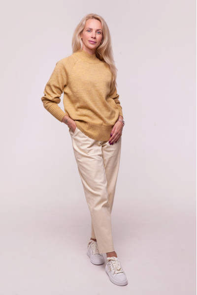 Джемпер N2101/1-25 гірчиця