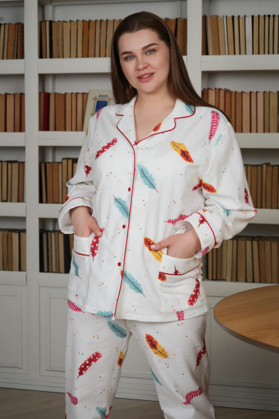 Піжама F 365 кольорове пір'я