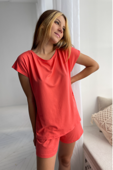 Костюм домашний Ф364 корал