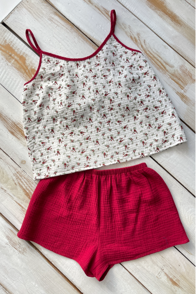 Комплект F 352 червоний дрібноцвіт