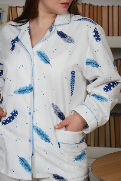 Піжама F 365 блакитне пір'я