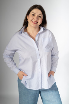 Сорочка F363 полоска 