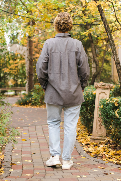 Рубашка FAYNA 363-22 графит