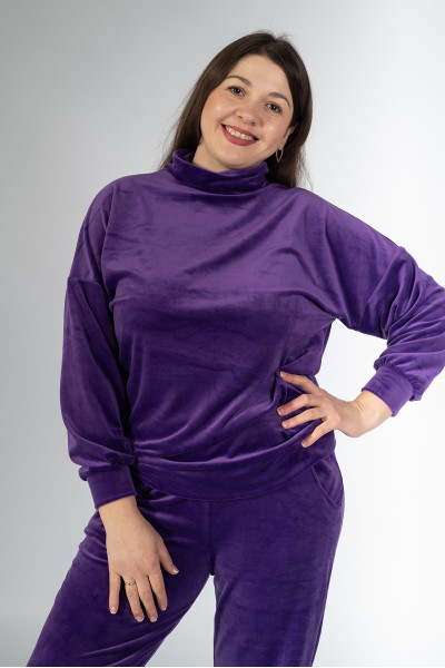 Костюм домашній F 364 слива