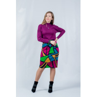 Спідниця NITA Л 812-20 абстракція