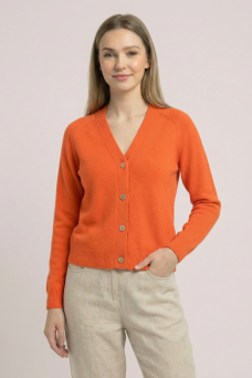 Кардиган N2702-26 помаранчевий