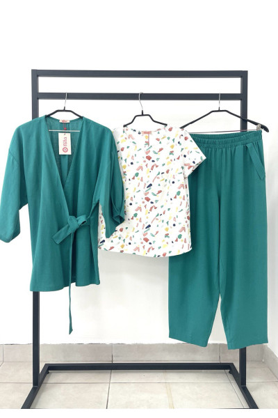 Кімоно 1701-25 смарагд