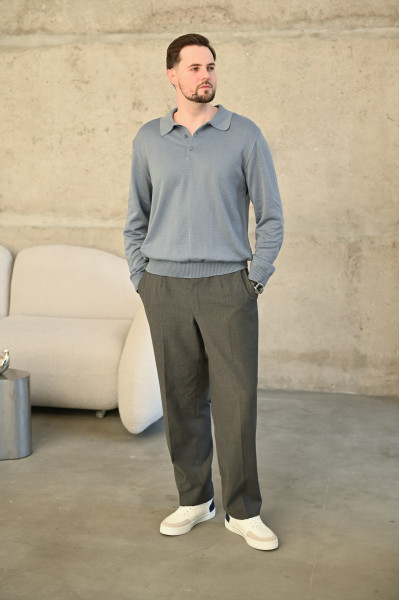 Джемпер чоловічий N2106-24 сталевий